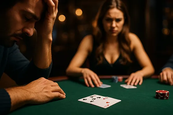 Blackjack decision moment