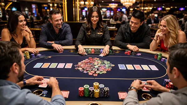 Split poker pot