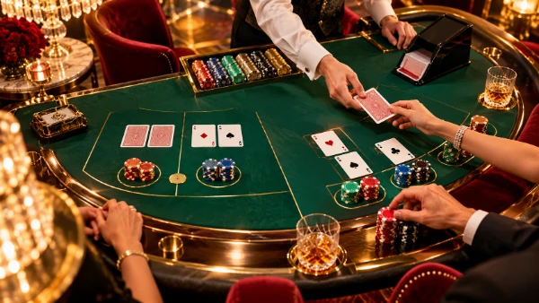 Baccarat and blackjack cards